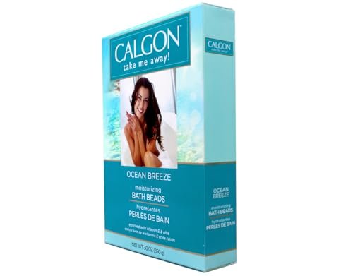 Calgon Ultra Moisturizing Bath Beads, Ocean Breeze, 30 oz (Pack of 3) – 60 oz Total Avelisse
