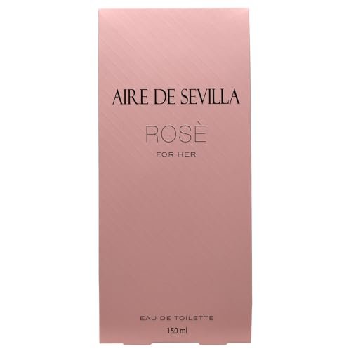 Instituto Español Aire de Sevilla Cologne Rose Eau de Toilette for Women – Sensuous Floral Fragrance, 150 ml Avelisse