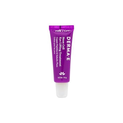Derma E Stem Cell Lifting Eye Treatment – Firming & Tightening Under Eye Cream with Hydrating Moisturizer, 0.5 oz