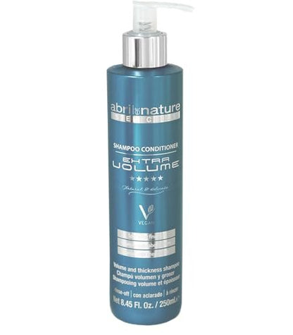 Abril et Nature Age Reset Volume Effect Shampoo for Fine Hair - Thickens Hair Fiber, Regenerates and Rejuvenates - 250 ml
