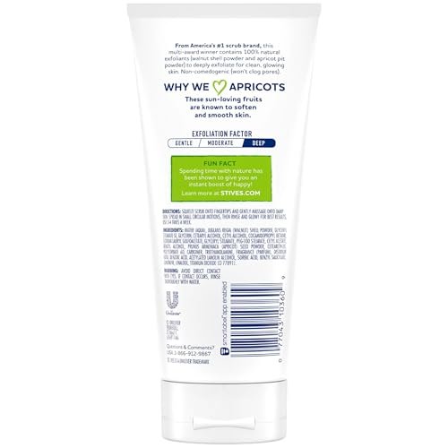 St. Ives Apricot Face Scrub, 6 oz (Pack of 6) - Gentle Exfoliating Scrub for Smooth, Glowing Skin - görsel 7