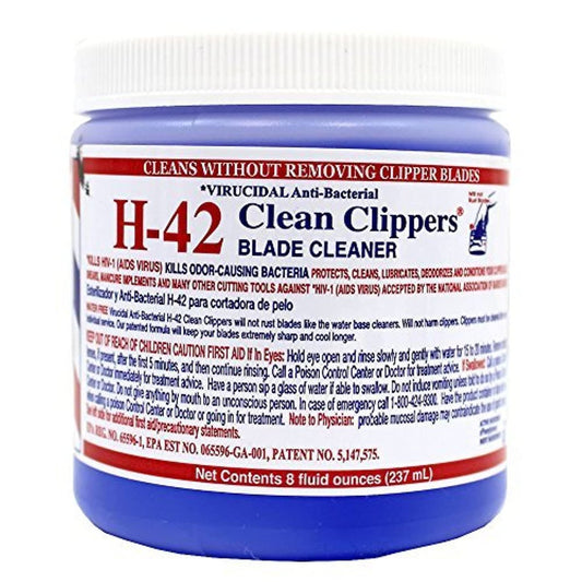 H-42 Clean Clippers Blade Cleaner – Virucidal, Antibacterial 8 oz Avelisse