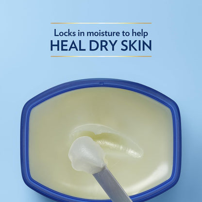 Vaseline Petroleum Jelly 2-Size Variety 4-Pack – Hypoallergenic Skin Protectant, Unscented Healing Ointment Avelisse