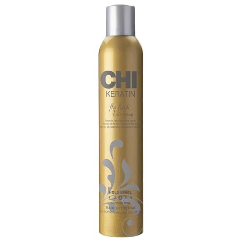 CHI Keratin Flex Finish Hair Spray - Lightweight, Long-Lasting Hold & Frizz Control, Unscented, 10 oz - görsel 2
