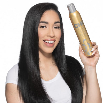 CHI Keratin Flex Finish Hair Spray - Lightweight, Long-Lasting Hold & Frizz Control, Unscented, 10 oz