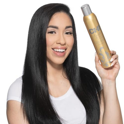 CHI Keratin Flex Finish Hair Spray - Lightweight, Long-Lasting Hold & Frizz Control, Unscented, 10 oz