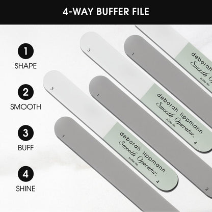 Deborah Lippmann Smooth Operator 4-Way High Gloss Nail Buffer File Avelisse