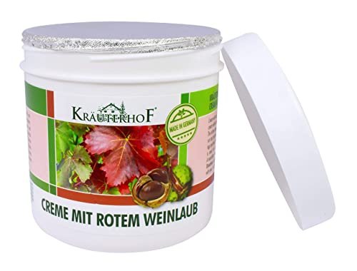Krauterhof Horse Chestnut & Red Vine Cream for Varicose Veins and Aching Legs - 250ml, All Skin Types - görsel 8