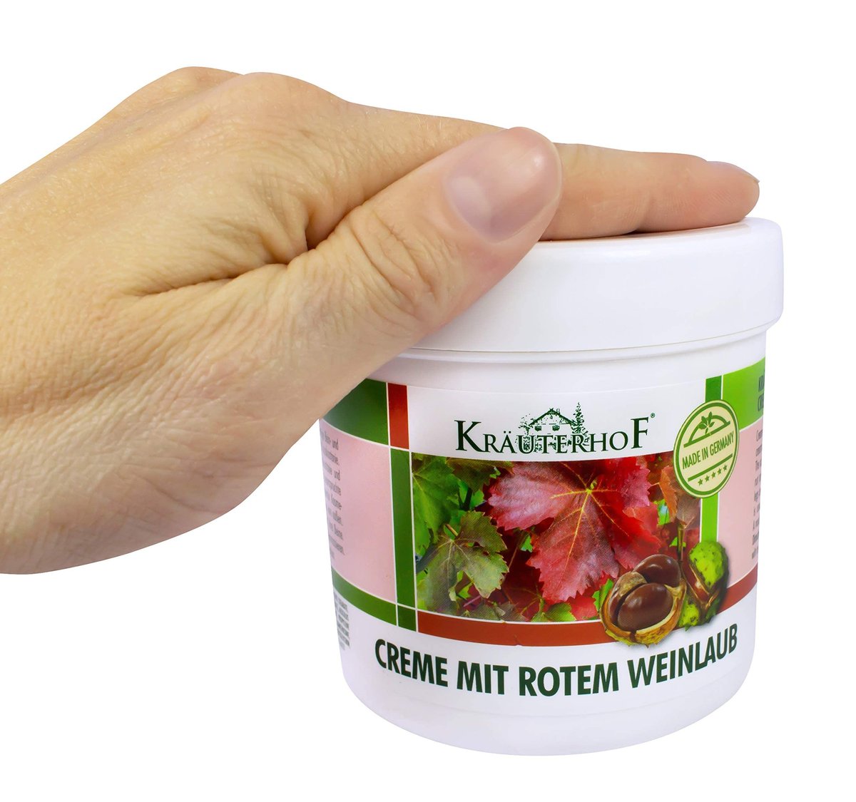 Krauterhof Horse Chestnut & Red Vine Cream for Varicose Veins and Aching Legs - 250ml, All Skin Types - görsel 11