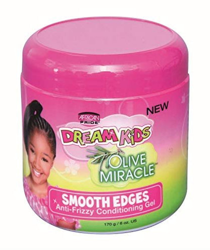 African Pride Anti Fizzy Conditioning Gel Smooth Edges for Kids - 6 oz