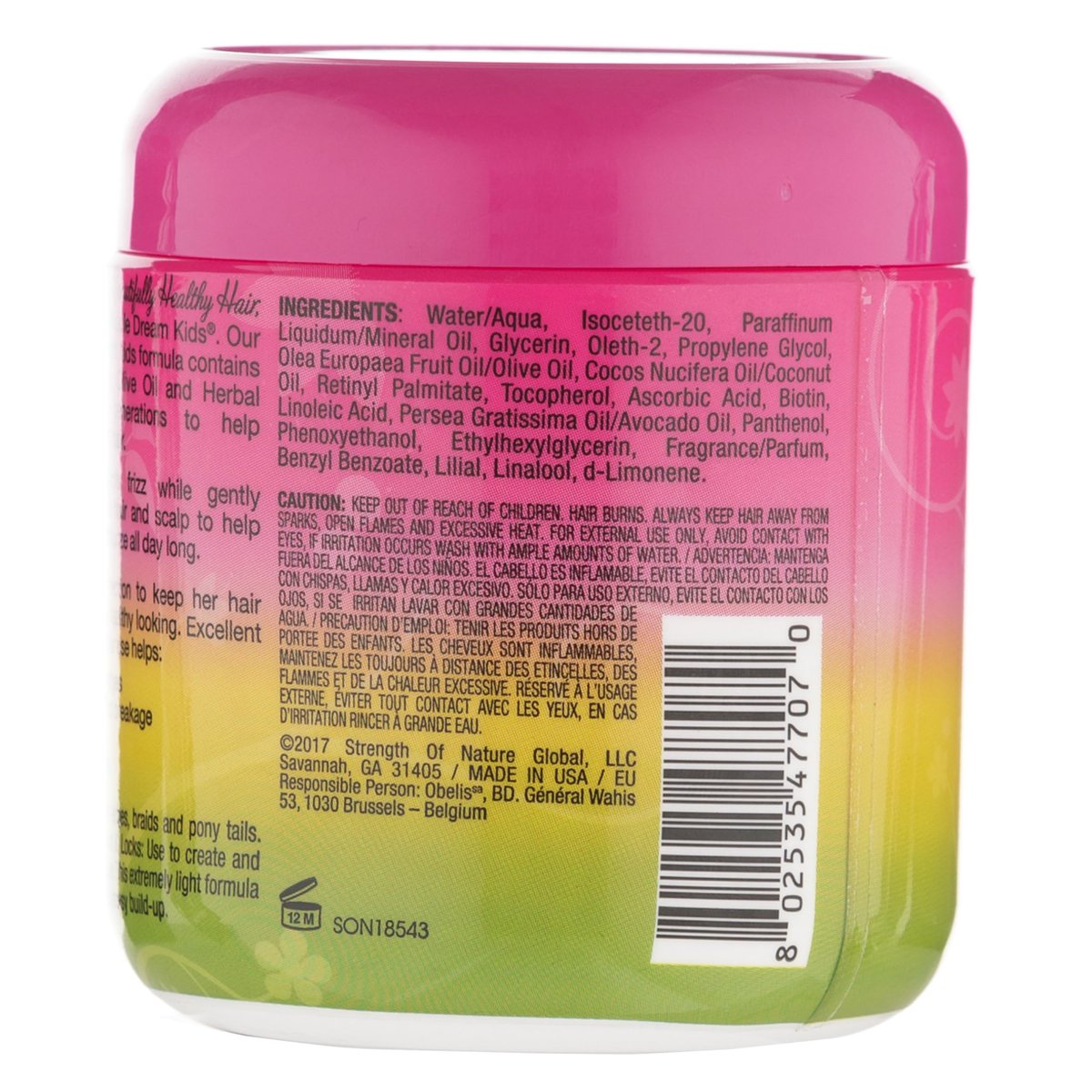 African Pride Anti Fizzy Conditioning Gel Smooth Edges for Kids - 6 oz - görsel 4