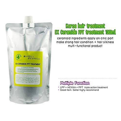Ex Ceramide Korea Hair Treatment PPT Treatment 1000ml – Deep Conditioner for Damaged Hair Avelisse