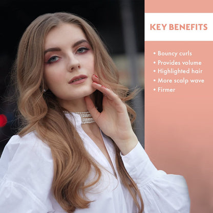 One 'N Only Acid Extra Body Hair Perm Kit with Argan Oil - At Home Perm for Bouncy Curls, Firmer & More Manageable Curls for Normal, Tinted, and Frosted Hair (1 Kit) Avelisse