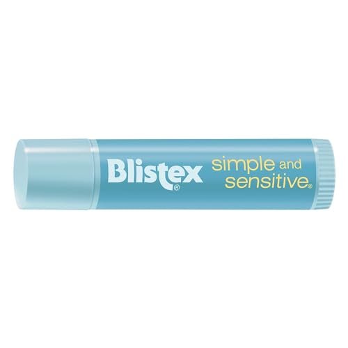 Blistex Simple and Sensitive Lip Moisturizer – Hypo-Allergenic, Cocoa & Shea Butter, No Flavor or Fragrance (Pack of 12) Avelisse