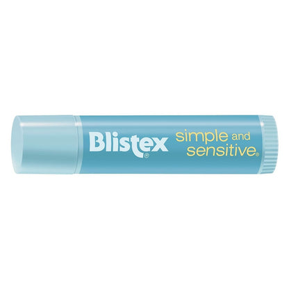 Blistex Simple and Sensitive Lip Moisturizer – Hypo-Allergenic, Cocoa & Shea Butter, No Flavor or Fragrance (Pack of 12) Avelisse