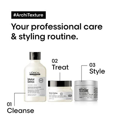 L'Oréal Professionnel Paris Architexture Medium Hold Texturizing Pomade - Matte Definition for All Hair Types Avelisse