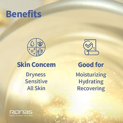 Ronas Stem Cell Solution Anti-Aging Serum Ampoules – Plant Stem Cells & Hyaluronic Acid for Wrinkle Smoothing & Skin Replenishment (0.17 fl oz, 10 Vials) Avelisse