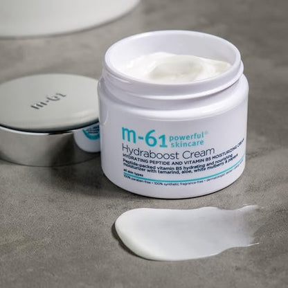 m-61 Hydraboost Cream - Ultra-Nourishing Moisturizing Face Cream with Hyaluronic Acid, Peptides, Vitamins E & B5 for All Skin Types - 1.7 Fl Oz Avelisse