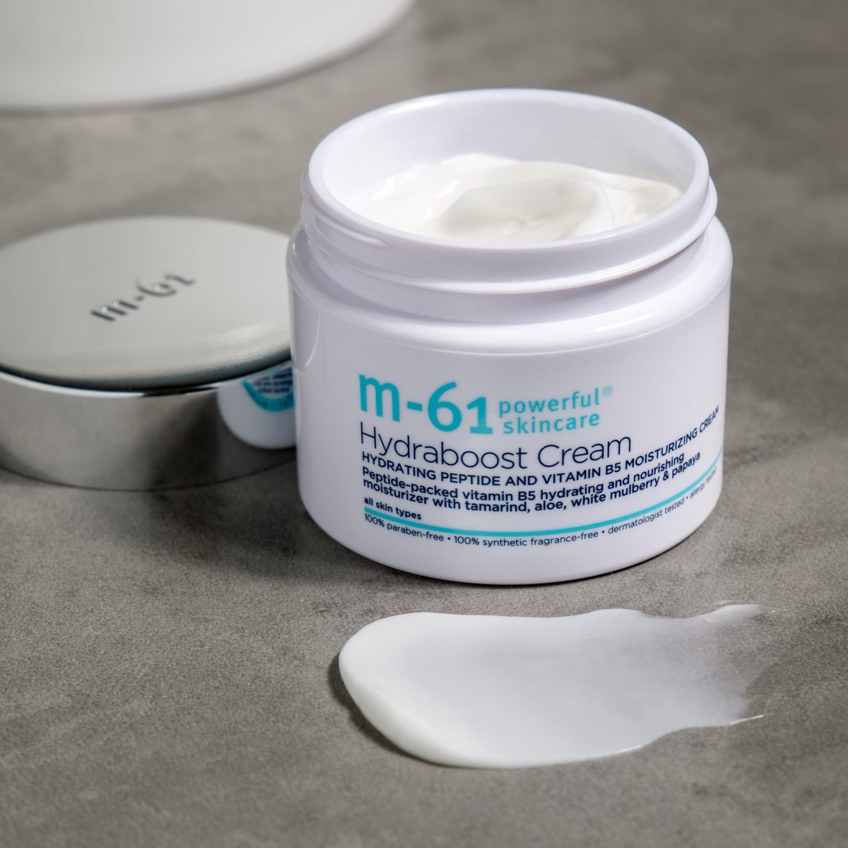 m-61 Hydraboost Cream - Ultra-Nourishing Moisturizing Face Cream with Hyaluronic Acid, Peptides, Vitamins E & B5 for All Skin Types - 1.7 Fl Oz Avelisse