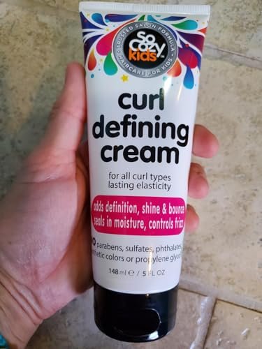 SoCozy Curl Defining Cream for Kids – 5 Fl Oz, Adds Definition, Shine & Bounce for Curly, Wavy & Coily Hair, Enriched with Vitamins, Castor Seed & Avocado Oil - görsel 4
