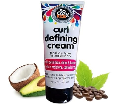 SoCozy Curl Defining Cream for Kids – 5 Fl Oz, Adds Definition, Shine & Bounce for Curly, Wavy & Coily Hair, Enriched with Vitamins, Castor Seed & Avocado Oil - görsel 2