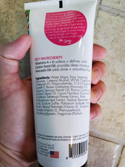 SoCozy Curl Defining Cream for Kids – 5 Fl Oz, Adds Definition, Shine & Bounce for Curly, Wavy & Coily Hair, Enriched with Vitamins, Castor Seed & Avocado Oil