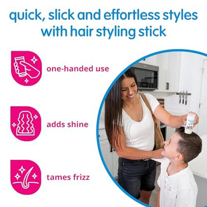 So Cozy Kids Hair Wax Stick – Easy & Quick Styling Wax for Flyaway Hair, Slick Back & Shape with Precision (2 Oz), Paraben-Free & Sulfate-Free