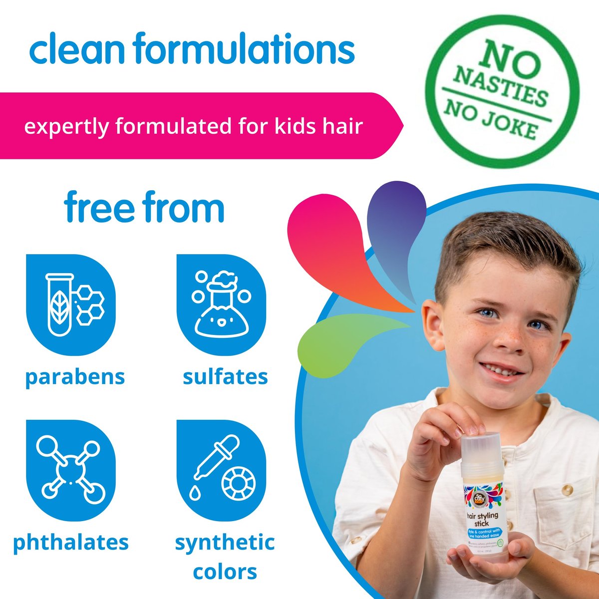 So Cozy Kids Hair Wax Stick – Easy & Quick Styling Wax for Flyaway Hair, Slick Back & Shape with Precision (2 Oz), Paraben-Free & Sulfate-Free - görsel 9