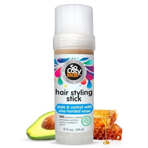 So Cozy Kids Hair Wax Stick – Easy & Quick Styling Wax for Flyaway Hair, Slick Back & Shape with Precision (2 Oz), Paraben-Free & Sulfate-Free - görsel 2