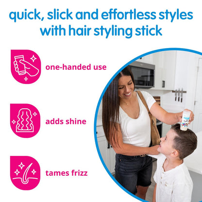 So Cozy Kids Hair Wax Stick – Easy & Quick Styling Wax for Flyaway Hair, Slick Back & Shape with Precision (2 Oz), Paraben-Free & Sulfate-Free