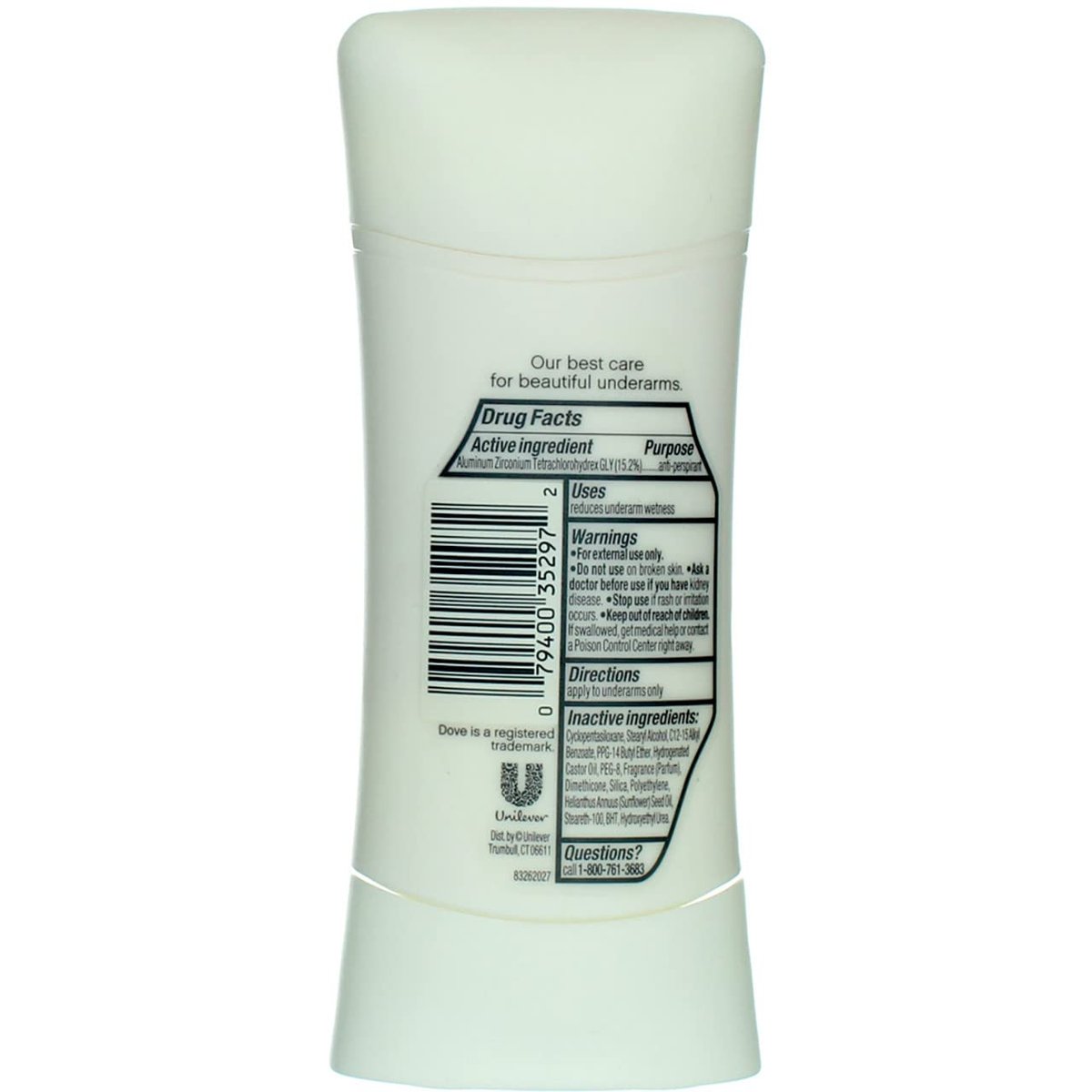 Dove Advanced Care Antiperspirant Deodorant Cool Essentials, 2.6 oz (Pack of 3) - görsel 5