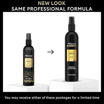 TRESemmé Extra Hold Hairspray Non-Aerosol 3-Pack with Keratin Repair Hair Mask – 24H Hold & Frizz Control Avelisse