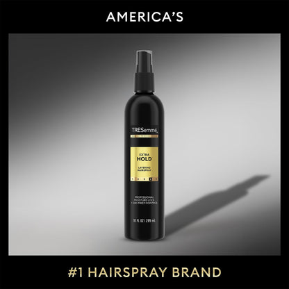 TRESemmé Extra Hold Hairspray Non-Aerosol 3-Pack with Keratin Repair Hair Mask – 24H Hold & Frizz Control Avelisse