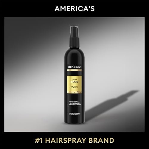 TRESemmé Extra Hold Hairspray Non-Aerosol 3-Pack with Keratin Repair Hair Mask – 24H Hold & Frizz Control Avelisse