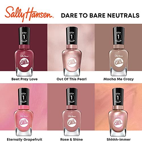 Sally Hansen Miracle Gel™ Nail Polish, Terra-Coppa, Long-Lasting Gel-Like Shine Without UV Lamp, 0.5 fl oz Avelisse