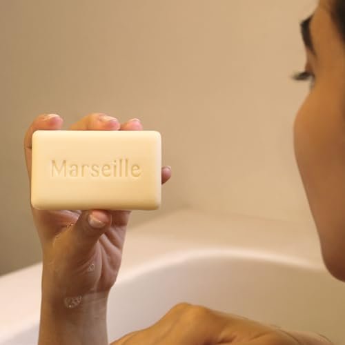 A LA MAISON Fresh Sea Salt Soap 4-Pack, 14 Ounce Total | Natural Exfoliating Soap Bars Avelisse