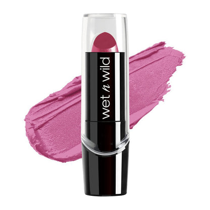 wet n wild Silk Finish Lipstick - Retro Pink - Hydrating, Buildable Lip Color with Vitamins A & E and Macadamia Oil