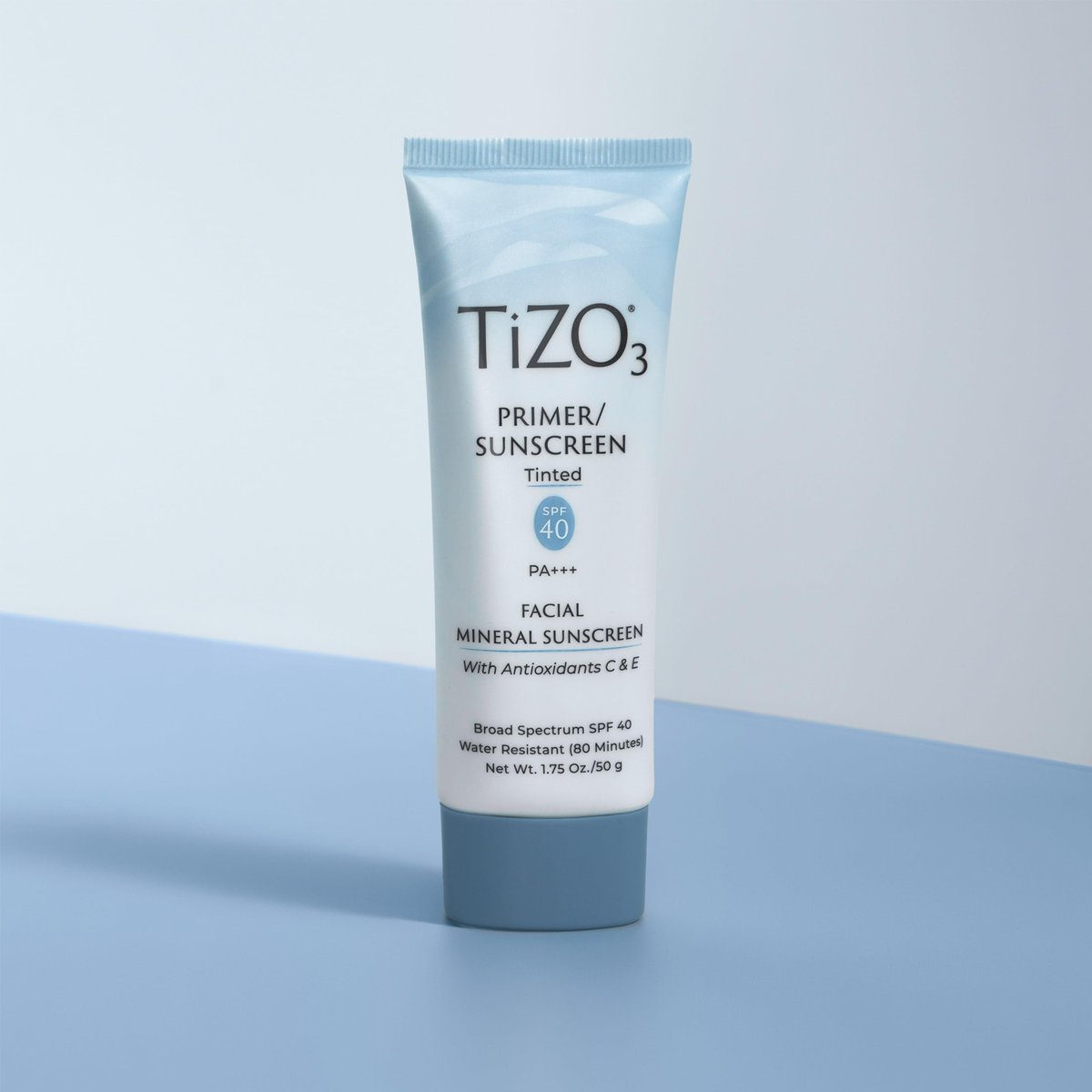 TiZO3 Facial Mineral Sunscreen and Primer, Tinted Broad Spectrum SPF 40 with Antioxidants, Sheer Matte Finish, Fragrance-Free, Oil-Free, Dermatologist-Recommended, PA+++, 1.75 oz Avelisse