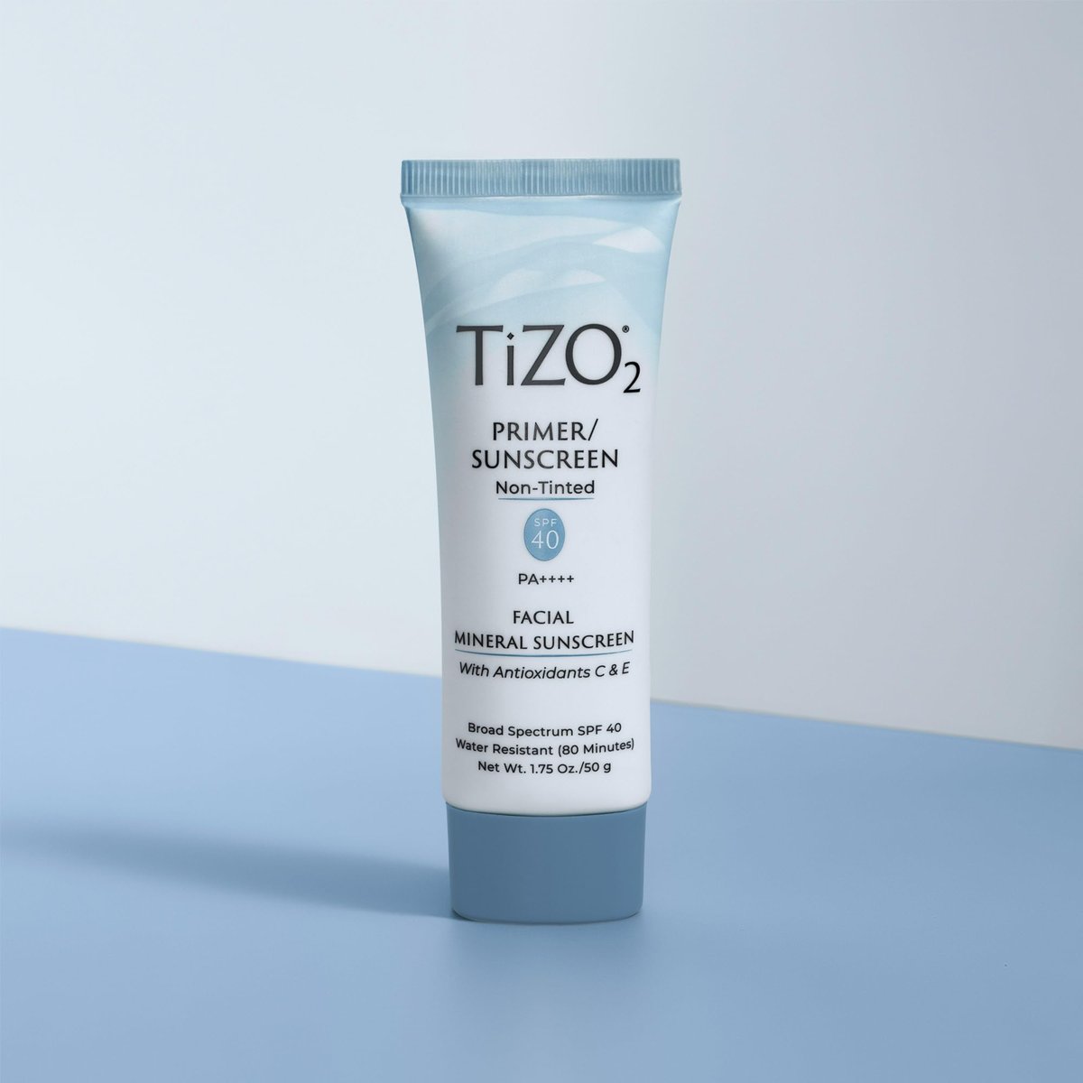 TiZO2 Facial Mineral Sunscreen and Primer SPF 40 Broad Spectrum with Antioxidants, Non-Tinted, Sheer Matte Finish, Fragrance-Free, Oil-Free, Dermatologist-Recommended, PA++++ 1.75 oz Avelisse