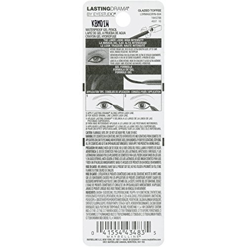 Maybelline Eyestudio Lasting Drama Waterproof Matte Gel Pencil Eyeliner - Glazed Toffee, 1 Count - görsel 6