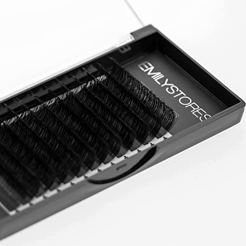 EMILYSTORES Volume Eyelash Extensions 0.15mm D Curl 10mm – 1 Pack Black False Lashes - görsel 10