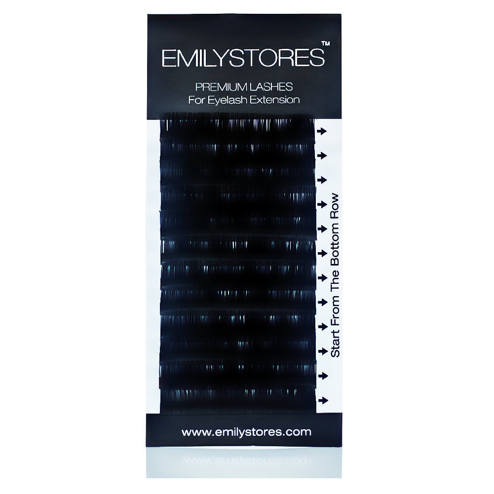 EMILYSTORES Volume Eyelash Extensions 0.15mm D Curl 10mm – 1 Pack Black False Lashes - görsel 7