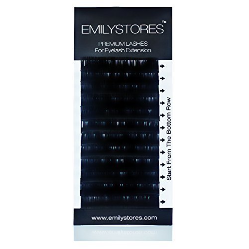 EMILYSTORES Volume Eyelash Extensions 0.15mm D Curl 10mm – 1 Pack Black False Lashes - görsel 8
