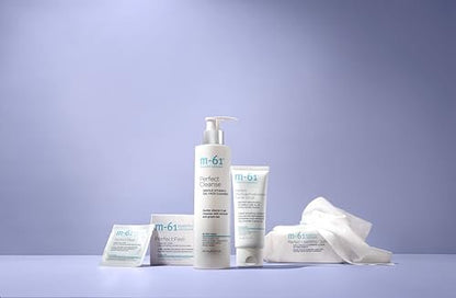 m-61 Perfect Microdermabrasion Facial Scrub - Smoothing Exfoliating Face Scrub with Vitamin E, Kaolin Clay, Aloe for All Skin Types - Derm & Allergy Tested - Made in USA (2.5 Fl Oz) Avelisse