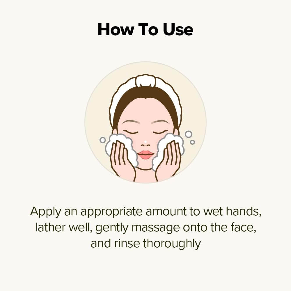 SKINFOOD Rice Daily Scrub Foam - Gentle Exfoliating Facial Cleanser with Fermented White Rice Bran Water for Men and Women, 5.07 fl. oz. Avelisse