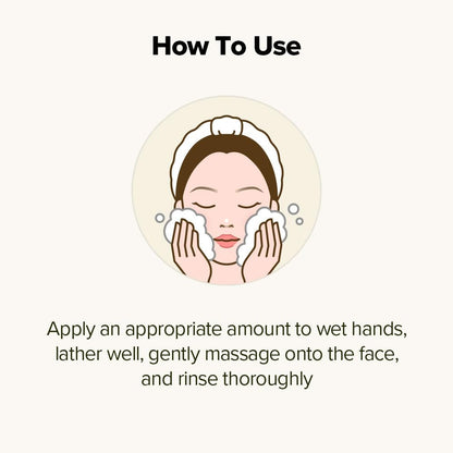 SKINFOOD Rice Daily Scrub Foam - Gentle Exfoliating Facial Cleanser with Fermented White Rice Bran Water for Men and Women, 5.07 fl. oz. Avelisse