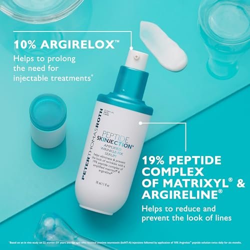 Peter Thomas Roth Peptide Skinjection Amplified Wrinkle-Fix Serum – Clinically Proven Anti-Aging Serum with Matrixyl and Argireline, Refillable, 1 Fl Oz Avelisse