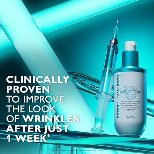 Peter Thomas Roth Peptide Skinjection Amplified Wrinkle-Fix Serum – Clinically Proven Anti-Aging Serum with Matrixyl and Argireline, Refillable, 1 Fl Oz Avelisse