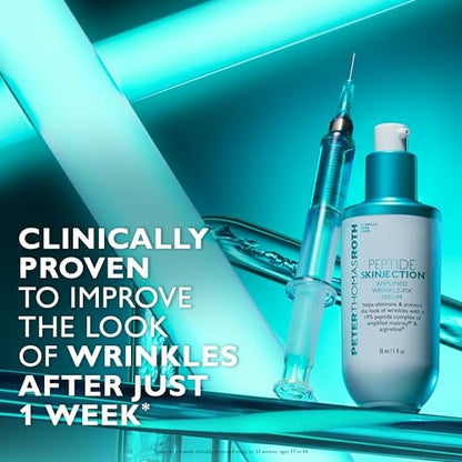 Peter Thomas Roth Peptide Skinjection Amplified Wrinkle-Fix Serum – Clinically Proven Anti-Aging Serum with Matrixyl and Argireline, Refillable, 1 Fl Oz Avelisse