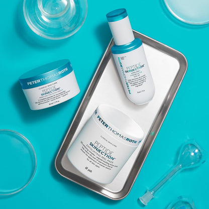 Peter Thomas Roth Peptide Skinjection Exfoliating Peel Pads - Smooth Expression Lines & Wrinkles, Fragrance-Free, Alcohol-Free, 60 Count Avelisse